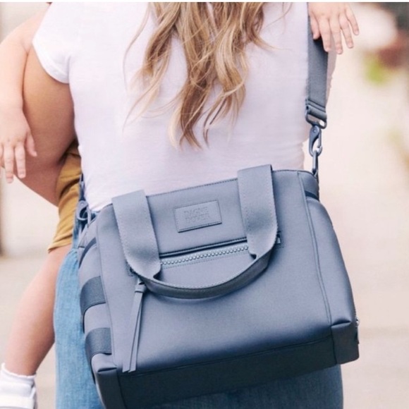 Dagne Dover Bags Dagne Dover Wade Diaper Bag Large In Ash Blue Poshmark